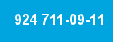 924 711-09-11 924 711-09-11